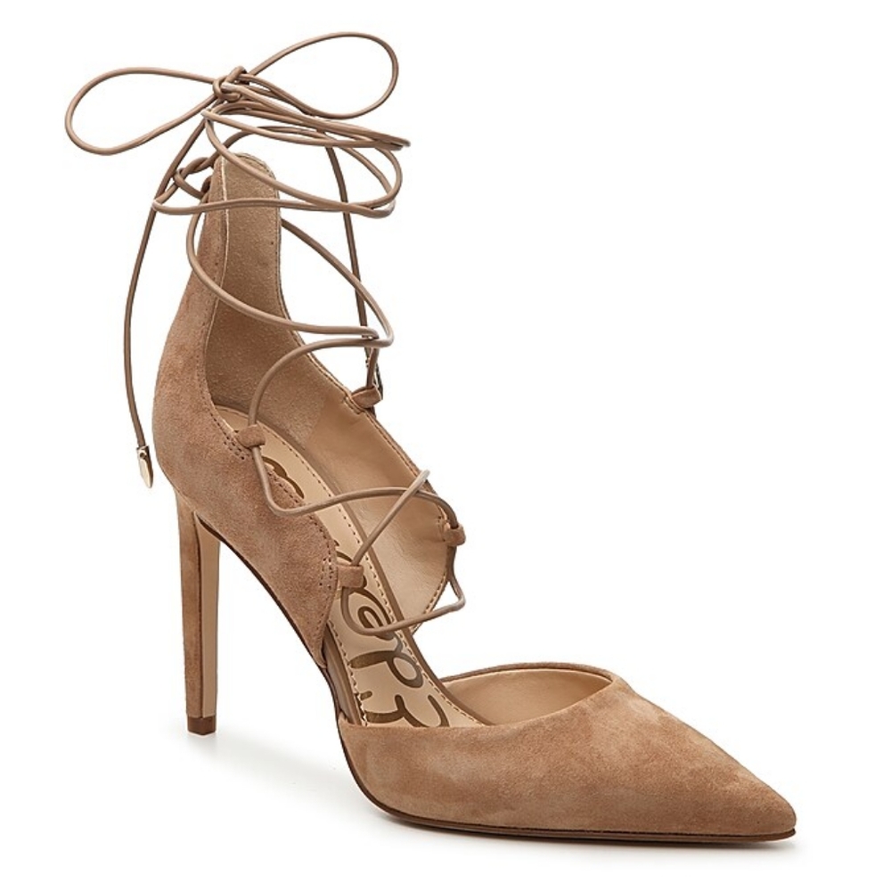 Sam Edelman Helaine Suede Lace Up Pump